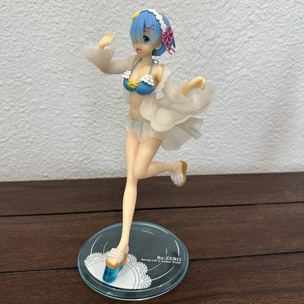 Re:Zero Rem Original Frill Swimwear Renewal ver figure TAITO JP EUC